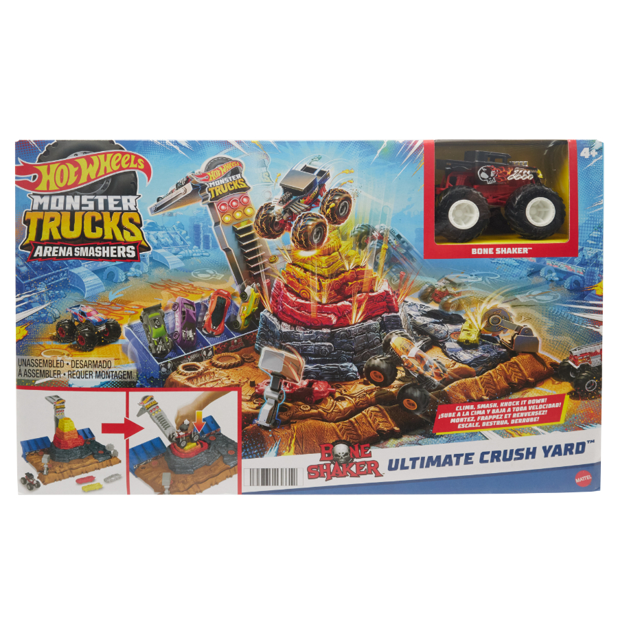 Hot Wheels Monster Trucks Arena Ultimate Crush Yard Playset