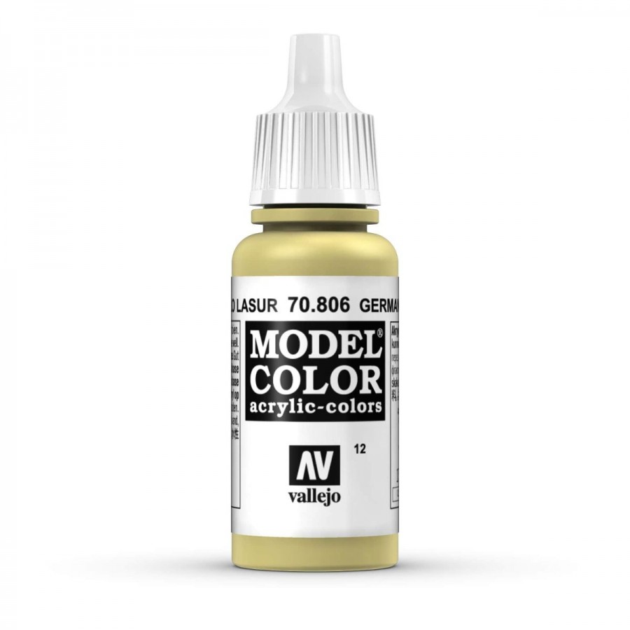 Vallejo Acrylic Paint Model Colour German Yellow 17ml