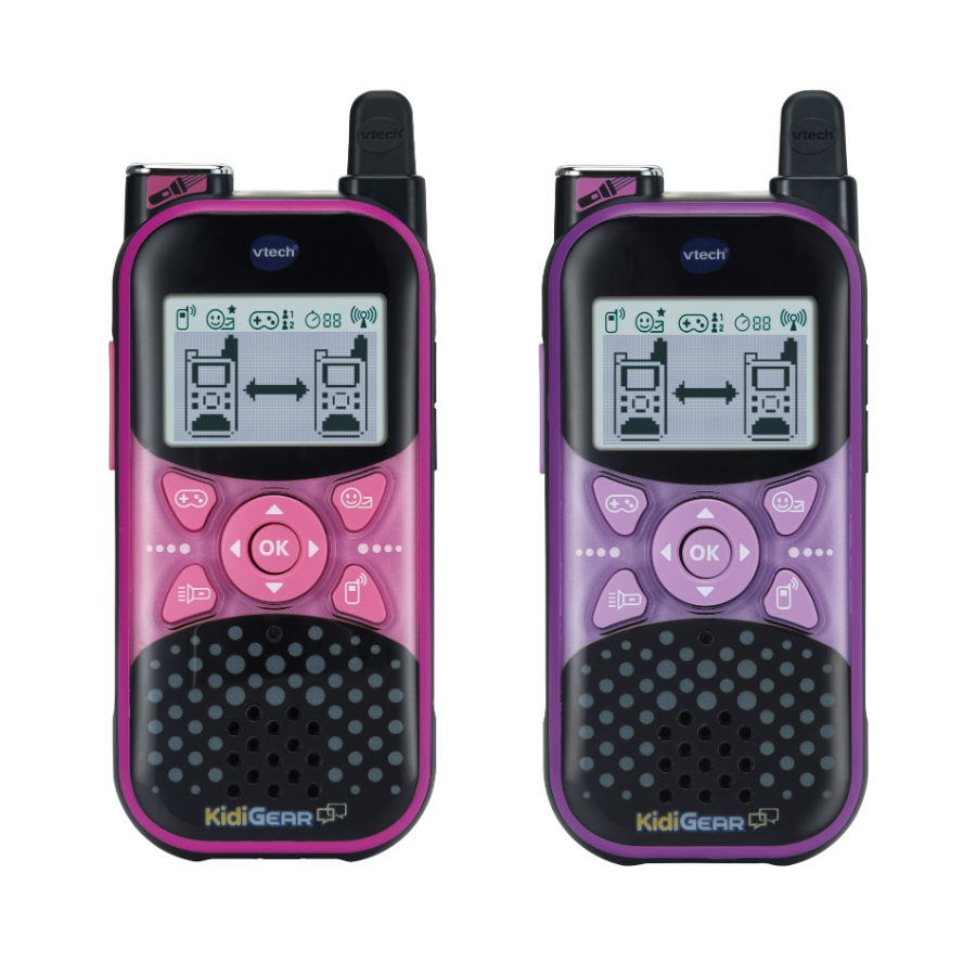 VTech KidiGear Explorer Walkie Talkies Purple Pink