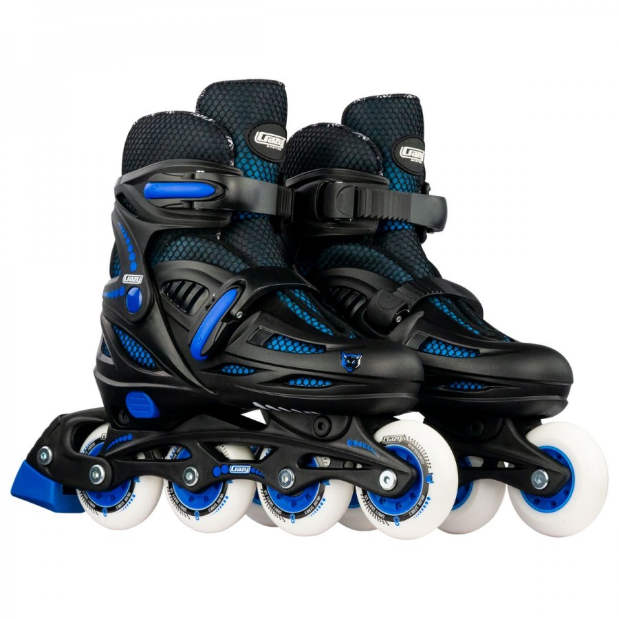Inline Skates 148 Black Size Adjustable Medium Size 2-5
