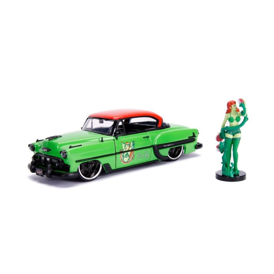 Jada Diecast 1:24 DC Bombshells Poison Ivy 1953 Chevy Bel Air