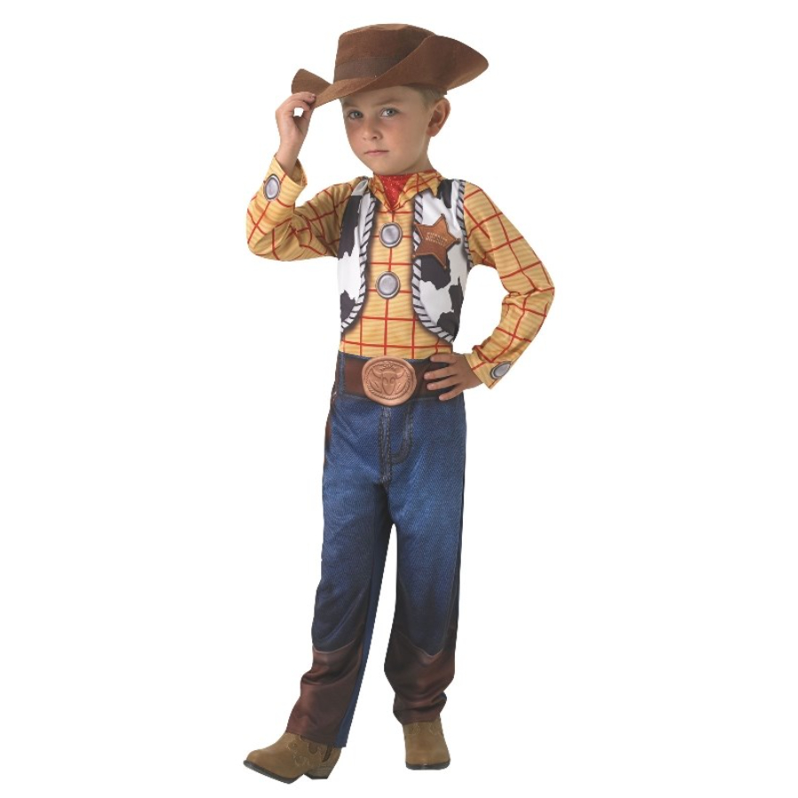 Toy Story Woody Kids Dress Up Costume Size 3-5