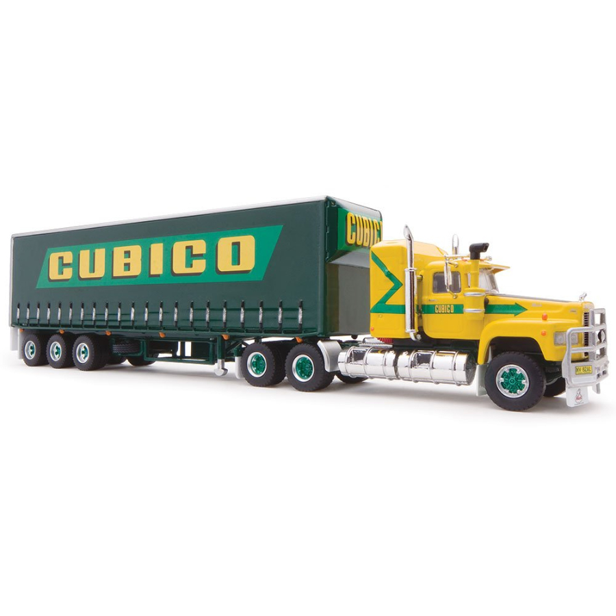 Highway Replicas Diecast 1:64 Freight Semi Cubico Curtain Side Trailer