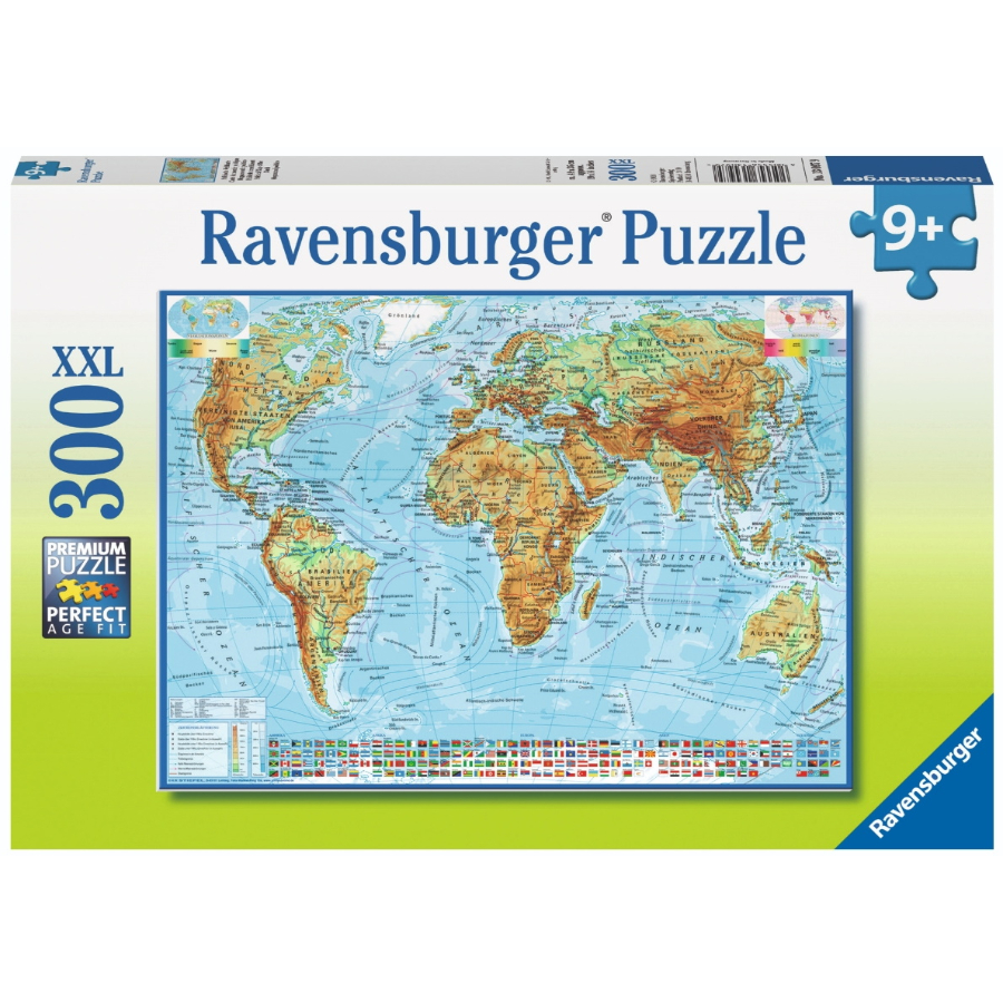 Ravensburger Puzzle 300 Piece World Political Map