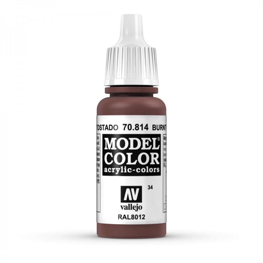 Vallejo Acrylic Paint Model Colour Umber Red 17ml