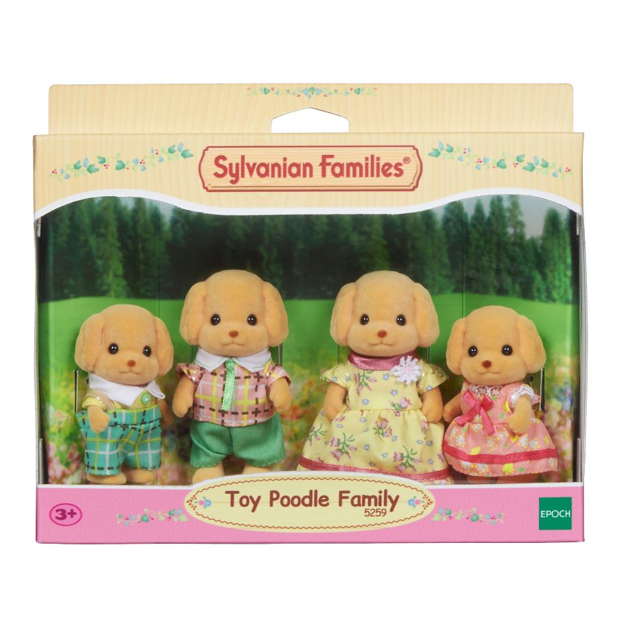 Sylvanian Families Toy Poodle Family