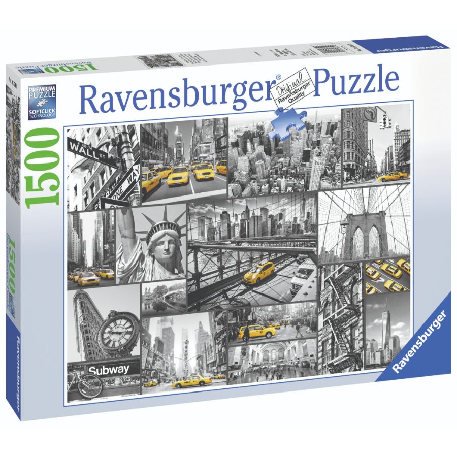 Ravensburger Puzzle 1500 Piece New York Cabs