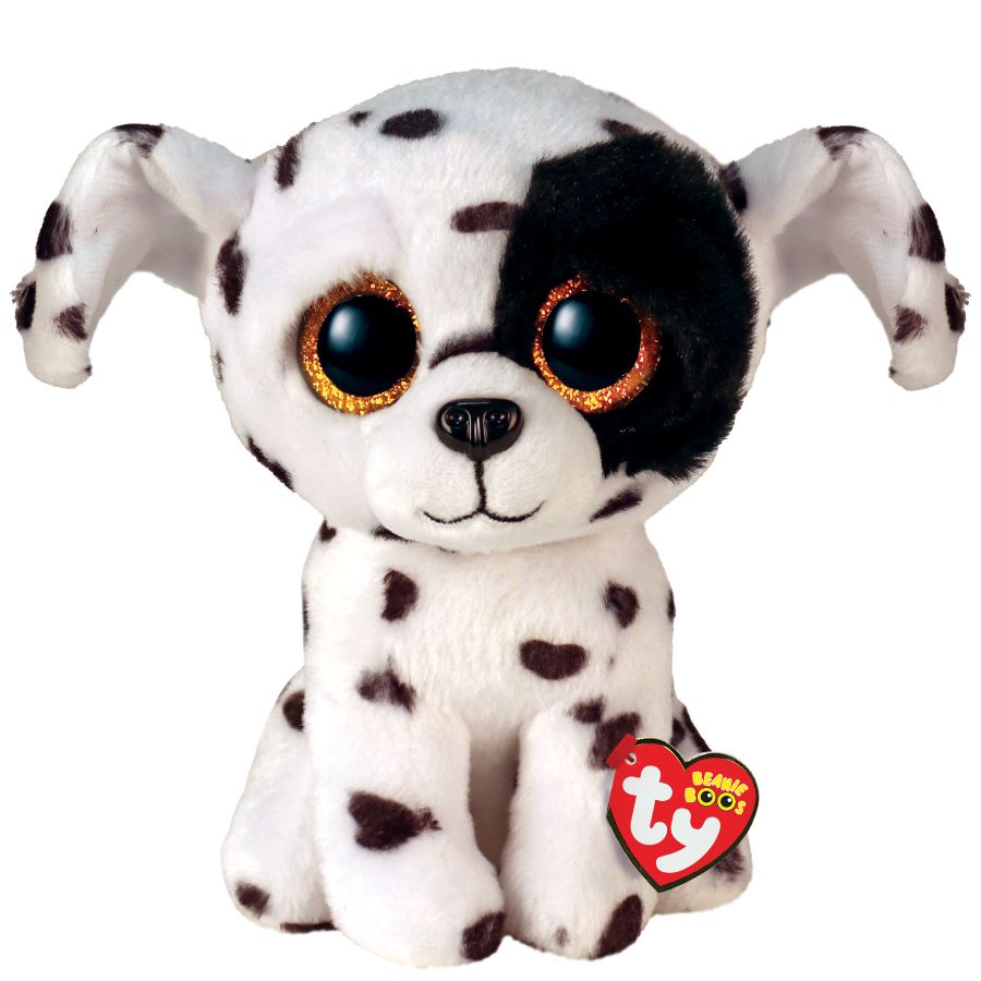 Beanie Boos Regular Plush Luther Spotted Dog
