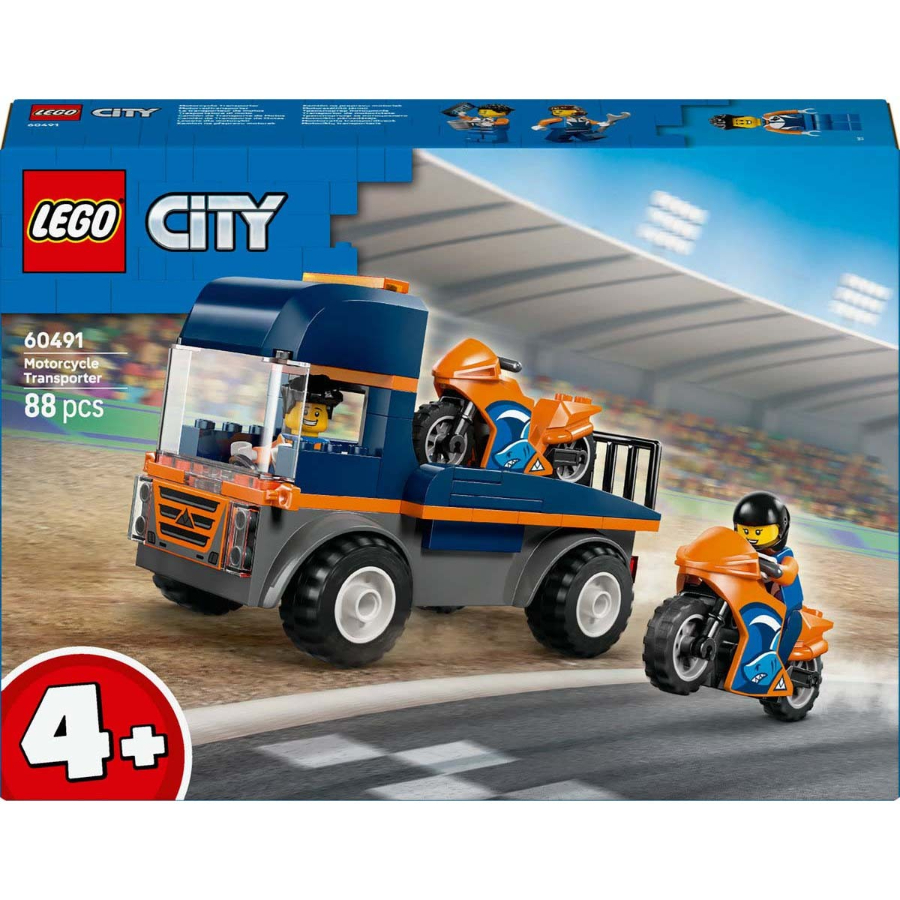 LEGO City Motorcycle Transporter