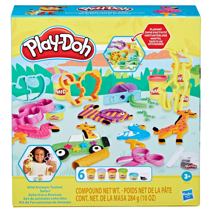 Playdoh Wild Animals Playset