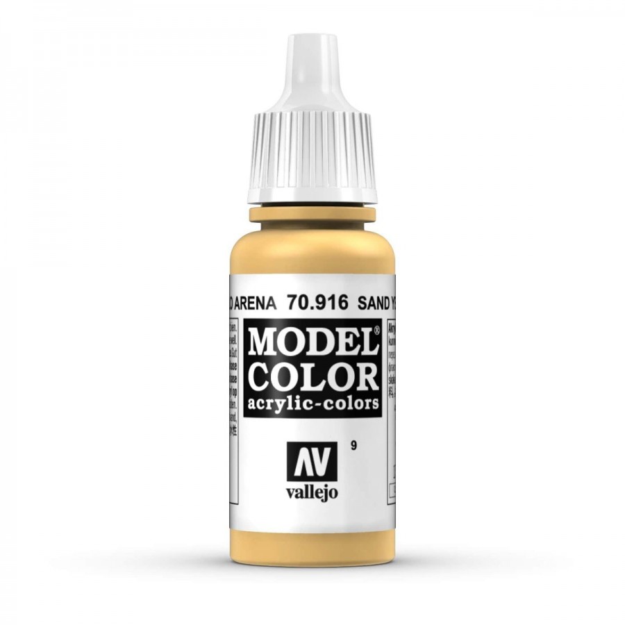 Vallejo Acrylic Paint Model Colour Sand Yellow 17ml