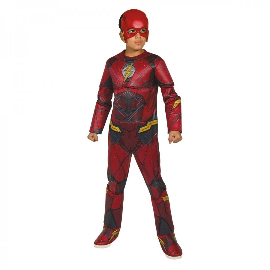 The Flash Deluxe Kids Dress Up Costume Size 3-5
