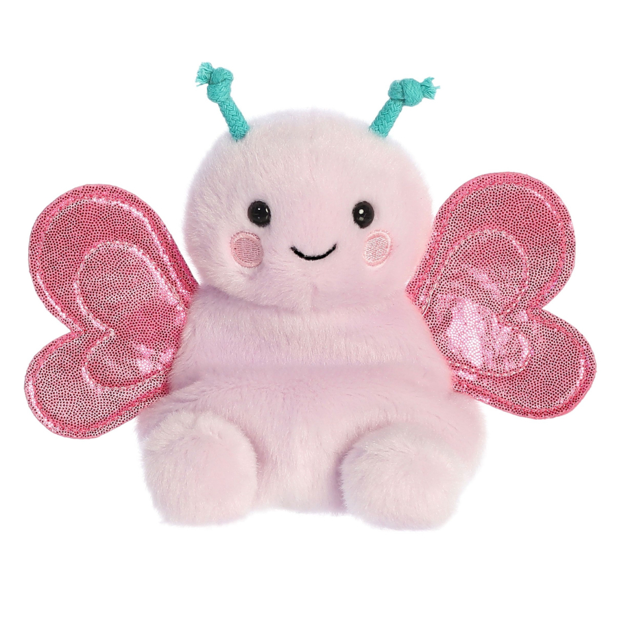 Palm Pals Plush 13cm Pink Butterfly