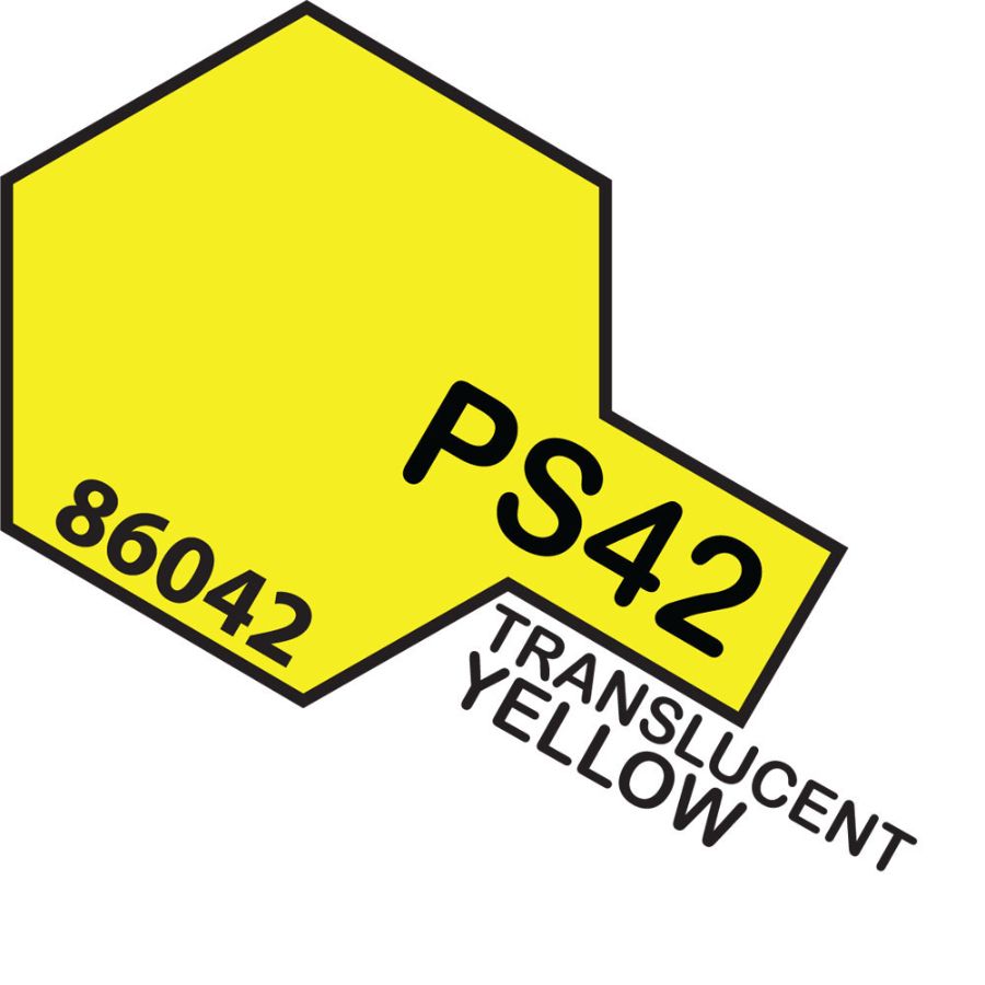 Tamiya Spray Polycarb Paint PS42 Translucent Yellow