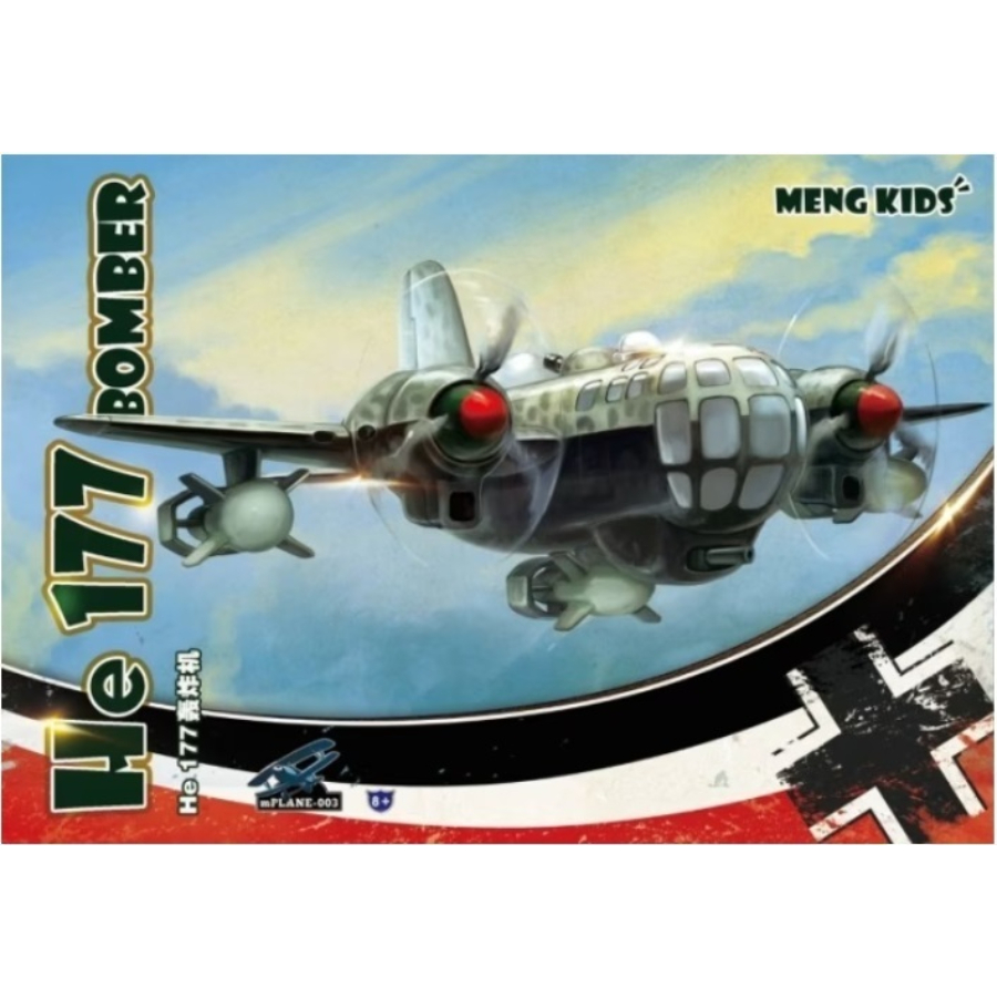 Meng Model Kit Cartoon Model He 177 Bomber