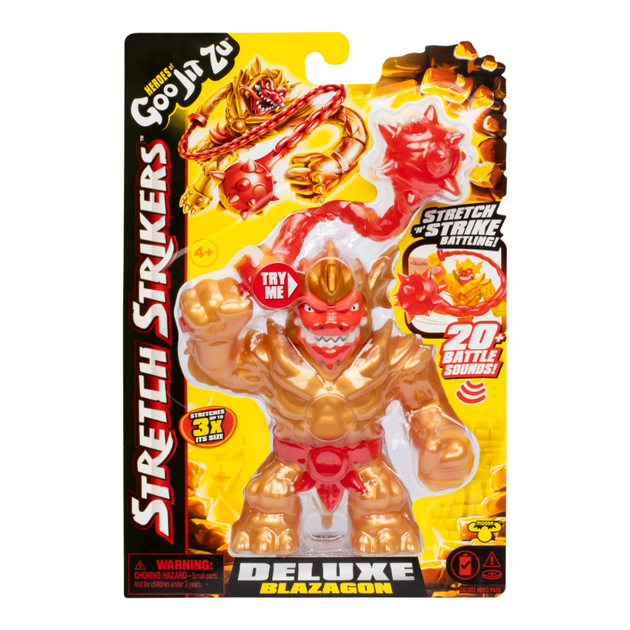 Heroes Of Goo Jitzu Series 11 Stretch Strikers Deluxe Hero Pack With Sounds Assorted