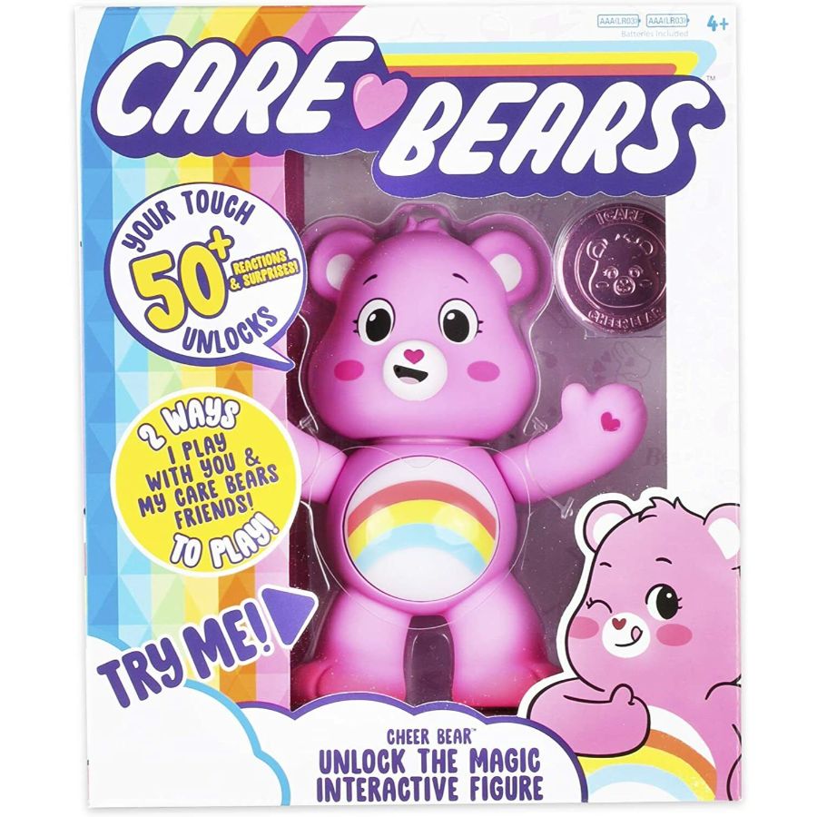 Care Bear Electronic Interactive Cheer Pink Bear