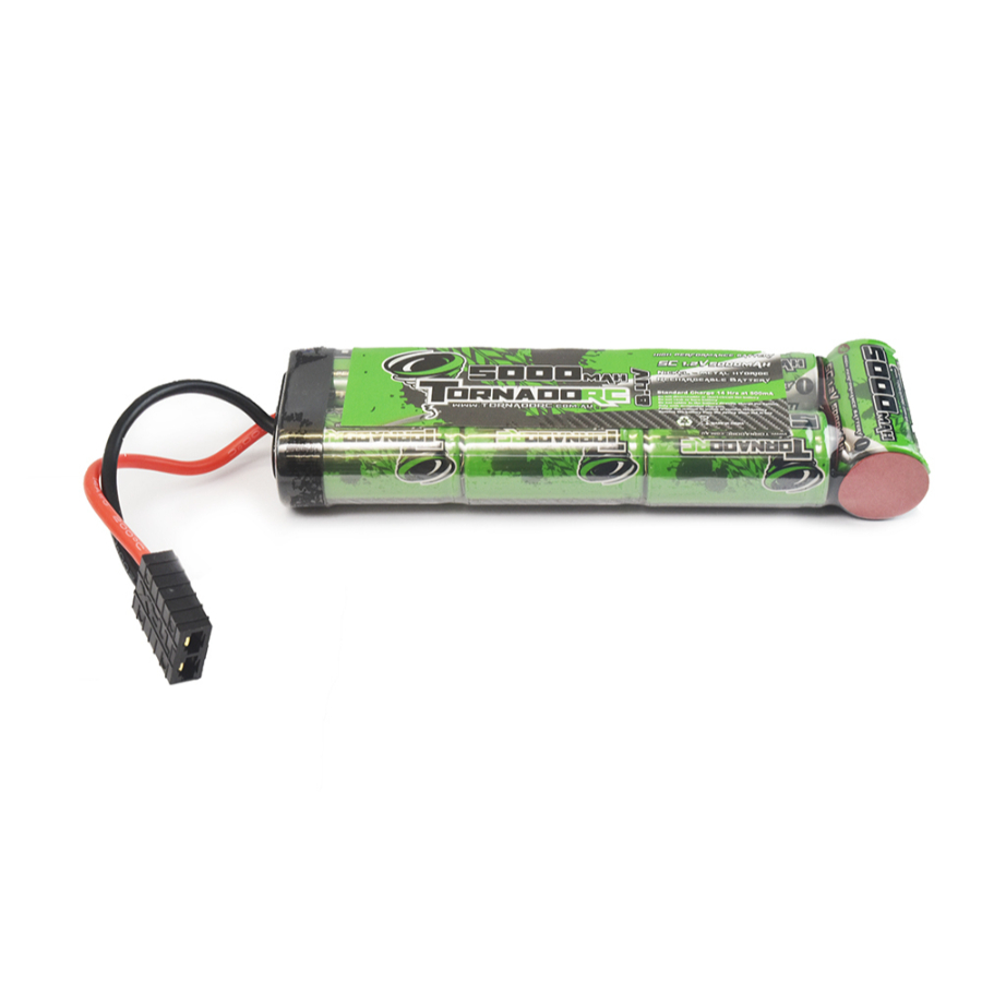 Tornado RC 5000mah 8.4V Nimh Flat Battery With Traxxas Plug