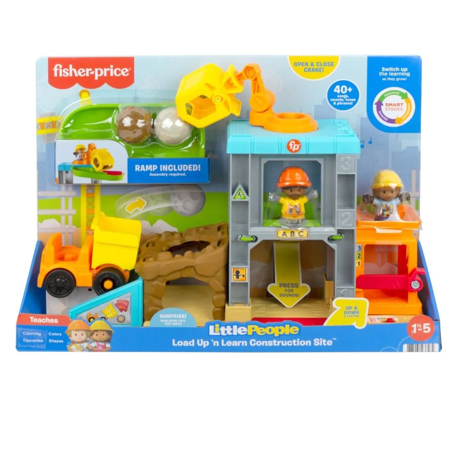 Fisher Price Little People Load Up N Learn Construction Site