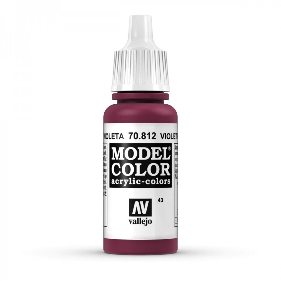 Vallejo Acrylic Paint Model Colour Violet Red 17ml