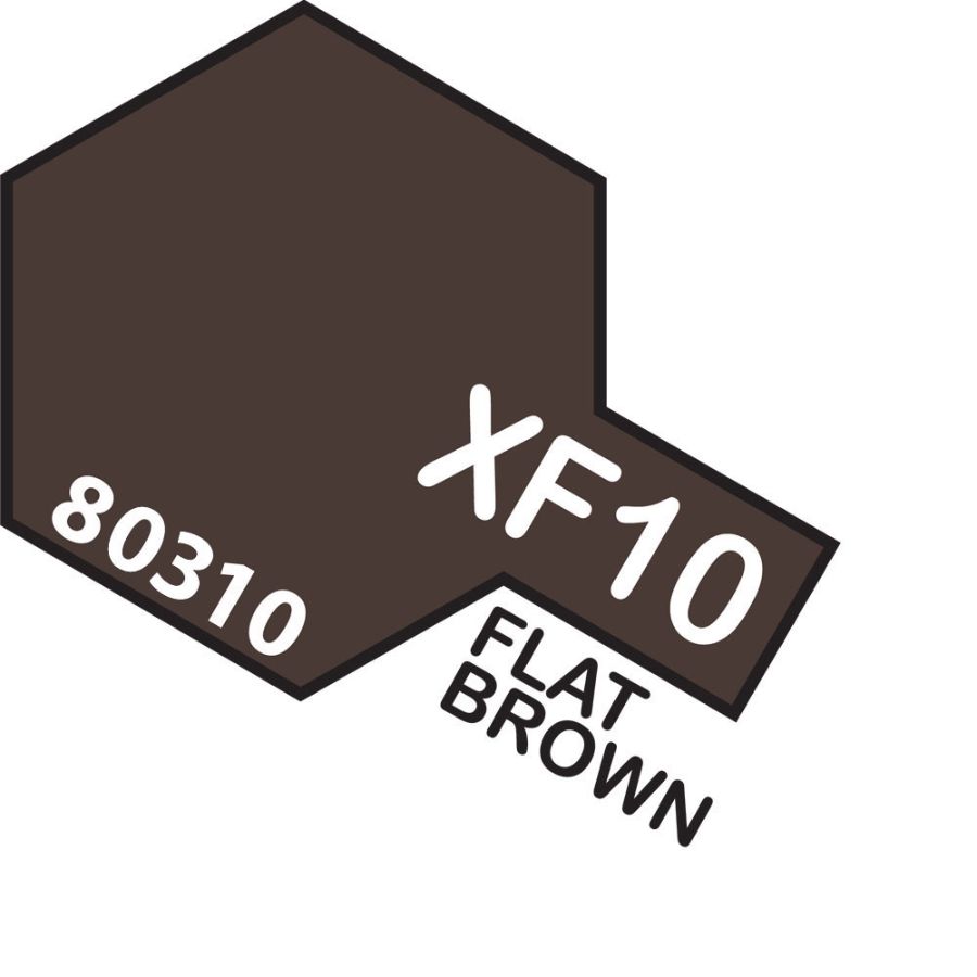 Tamiya Enamel Paint XF10 Flat Brown