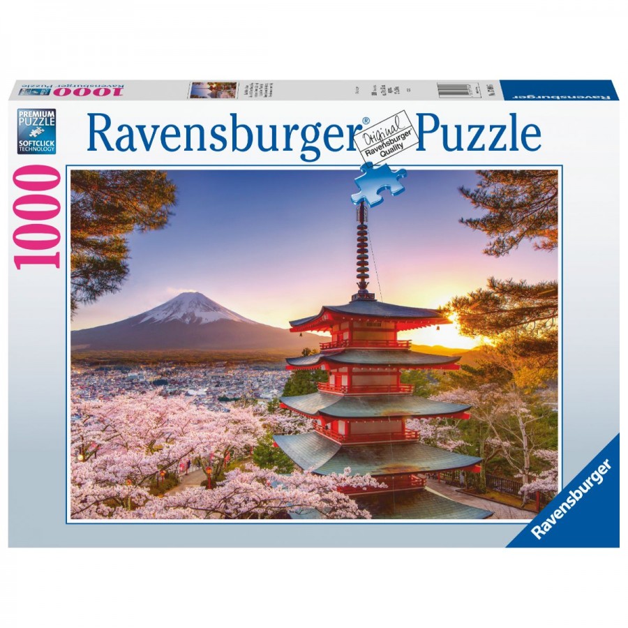 Ravensburger Puzzle 1000 Piece Mount Fuji Cherry Blossom View