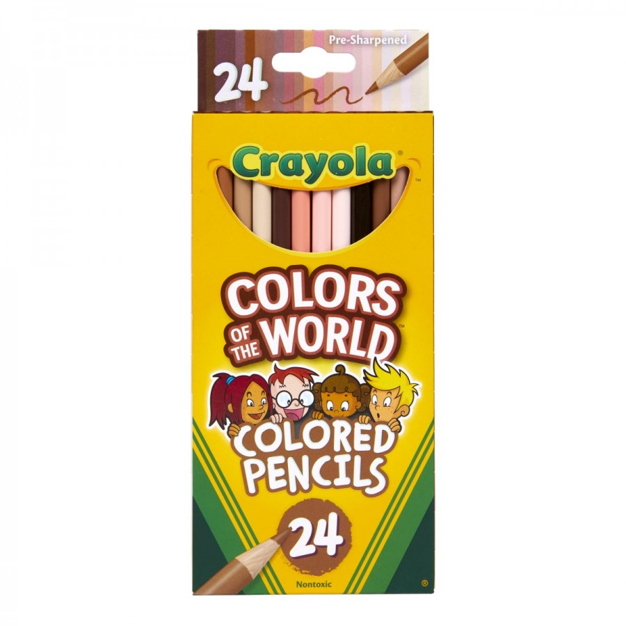 Crayola Colours Of The World Pencils 24 Pack