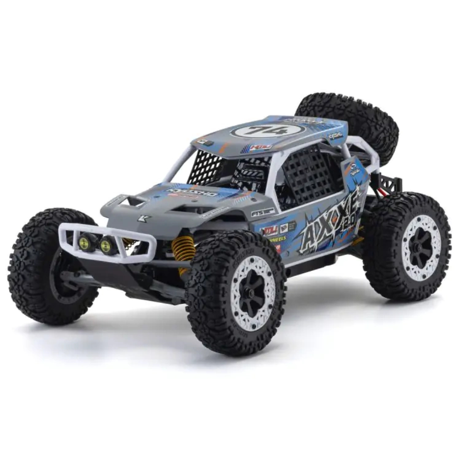 Kyosho Radio Control 1:10 AXXE 2.0 Electric 2WD EZ-B Brushed Blue RTR