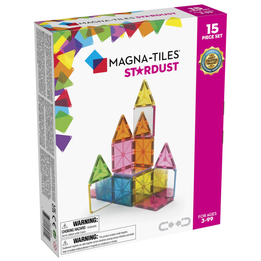 Magna Tiles Stardust 15 Piece Set