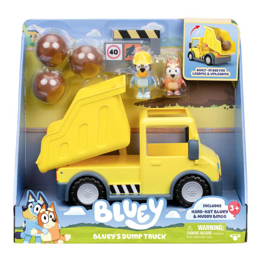 Bluey Dump Truck With Two Figures & Accessories