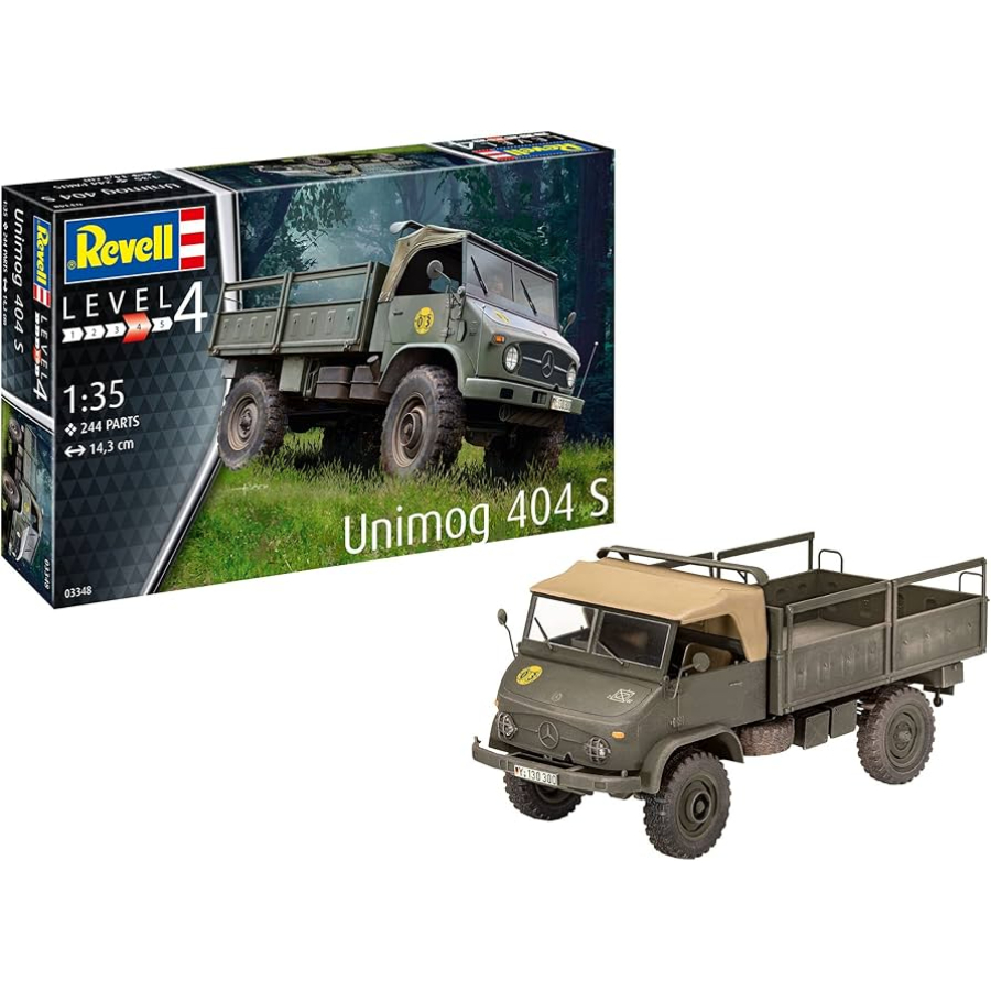 Revell Model Kit 1:35 German Unimog 404 S