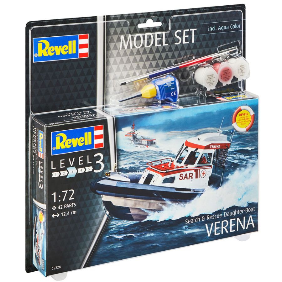 Revell Model Kit Gift Set 1:72 Search & Rescue Daughter Boat Verena