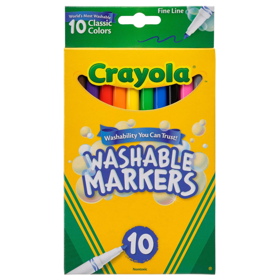 Crayola Washable Fineline Markers 10 Pack