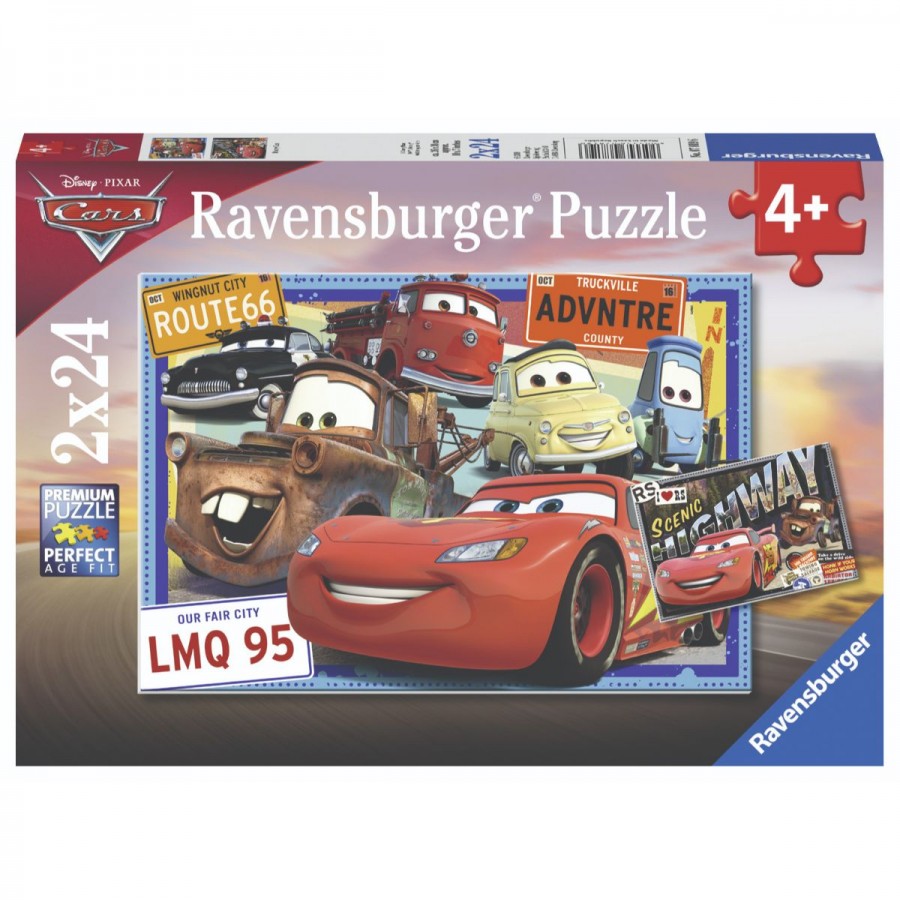 Ravensburger Puzzle Disney 2x24 Piece Disney Two Cars
