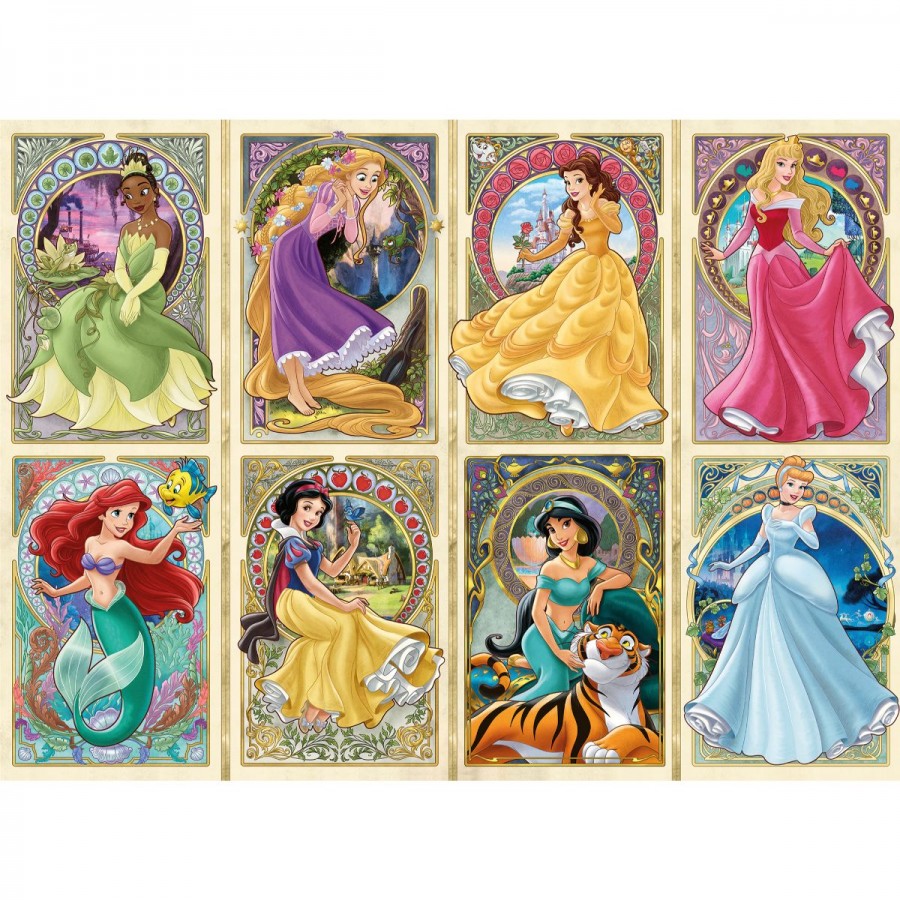 Ravensburger Puzzle Disney 1000 Piece Art Nouveau Princesses