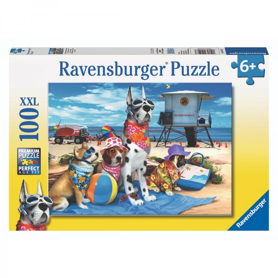 Ravensburger Puzzle 100 Piece No Dogs On The Beach