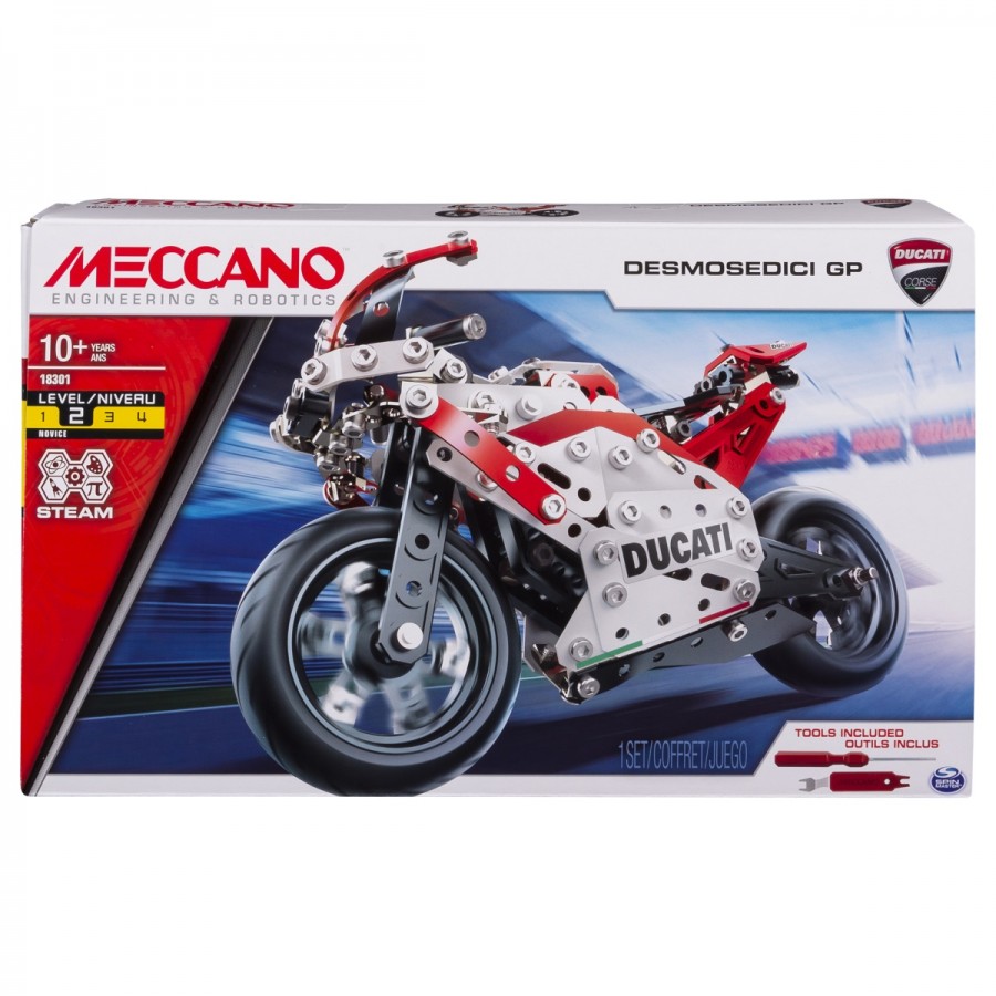 Meccano Ducati Motor Bike