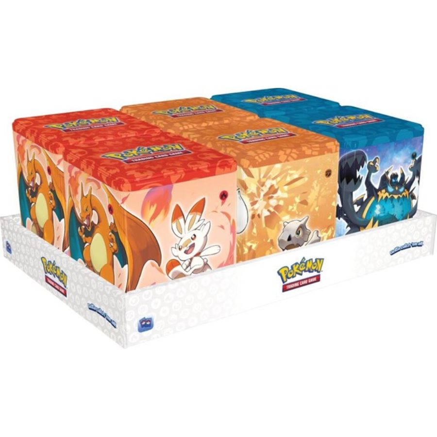 Pokemon TCG Fighting Fire & Darkness Stacking Tins