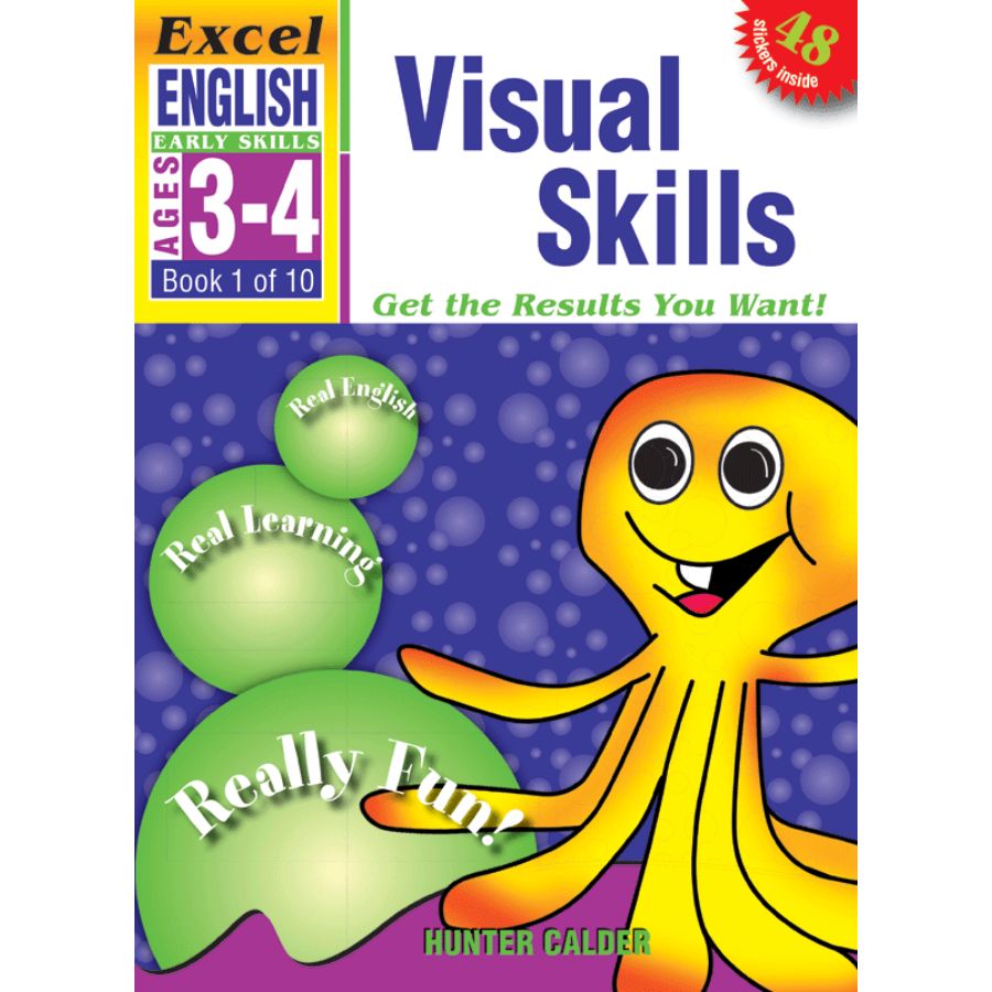 Excel Early Skills English Book 1 Visual Skills Ages 3–4