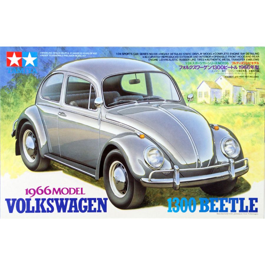 Tamiya Model Kit 1:24 VW Beetle 1300