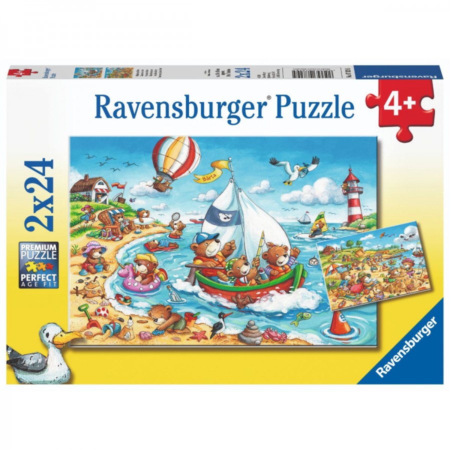 Ravensburger Puzzle 2x24 Piece Seaside Holiday