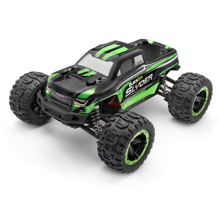 Blackzon Radio Control 1:16 Slyder MT 4WD Monster Truck Green