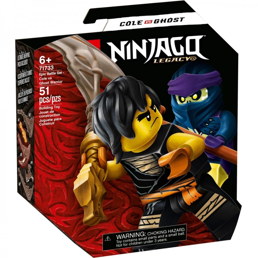 LEGO NINJAGO Epic Battle Set Cole Versus Ghost Warrior