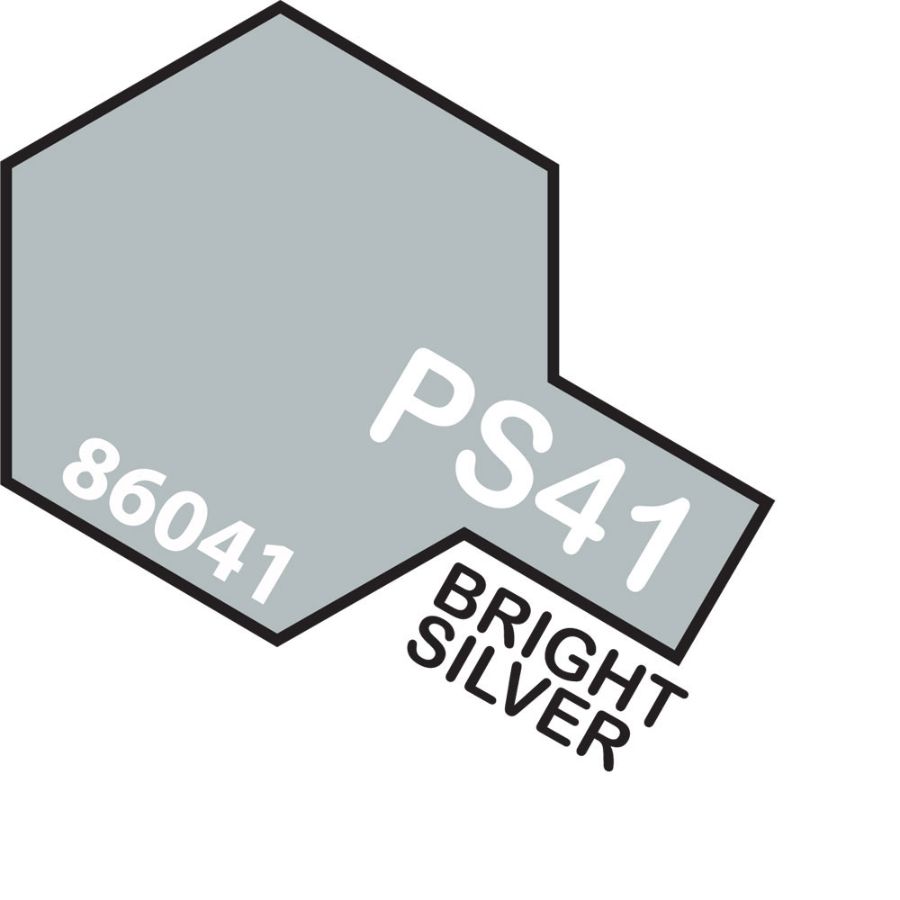 Tamiya Spray Polycarb Paint PS41 Bright Silver