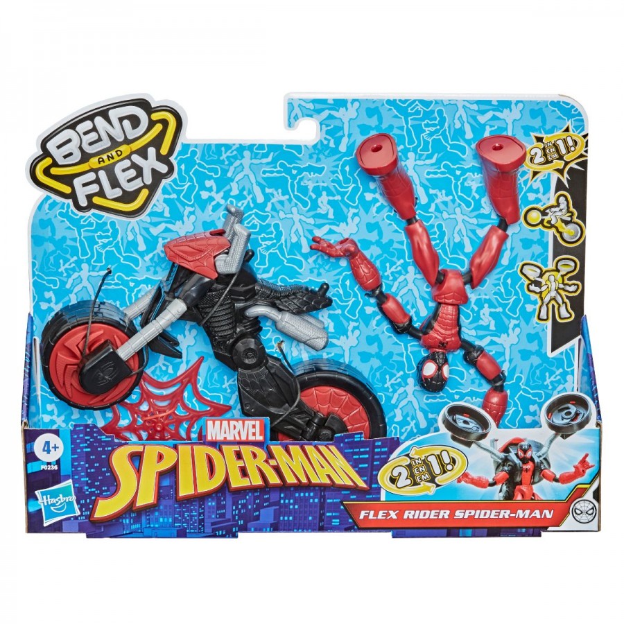 Spider-Man Bend & Flex Rider Figure & Vehicle