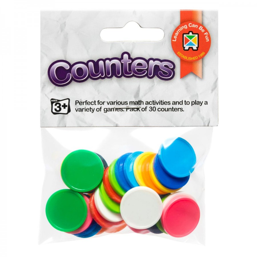 Counters Coloured Pack Of 30