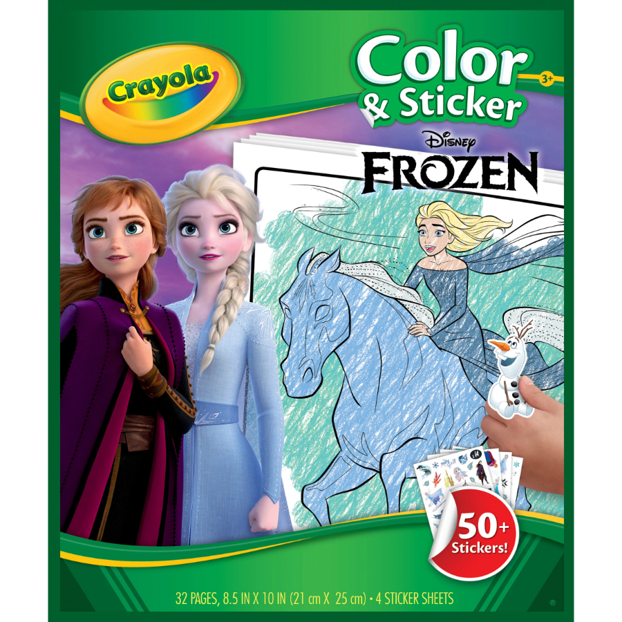 Crayola Colour & Sticker Book Disney Frozen