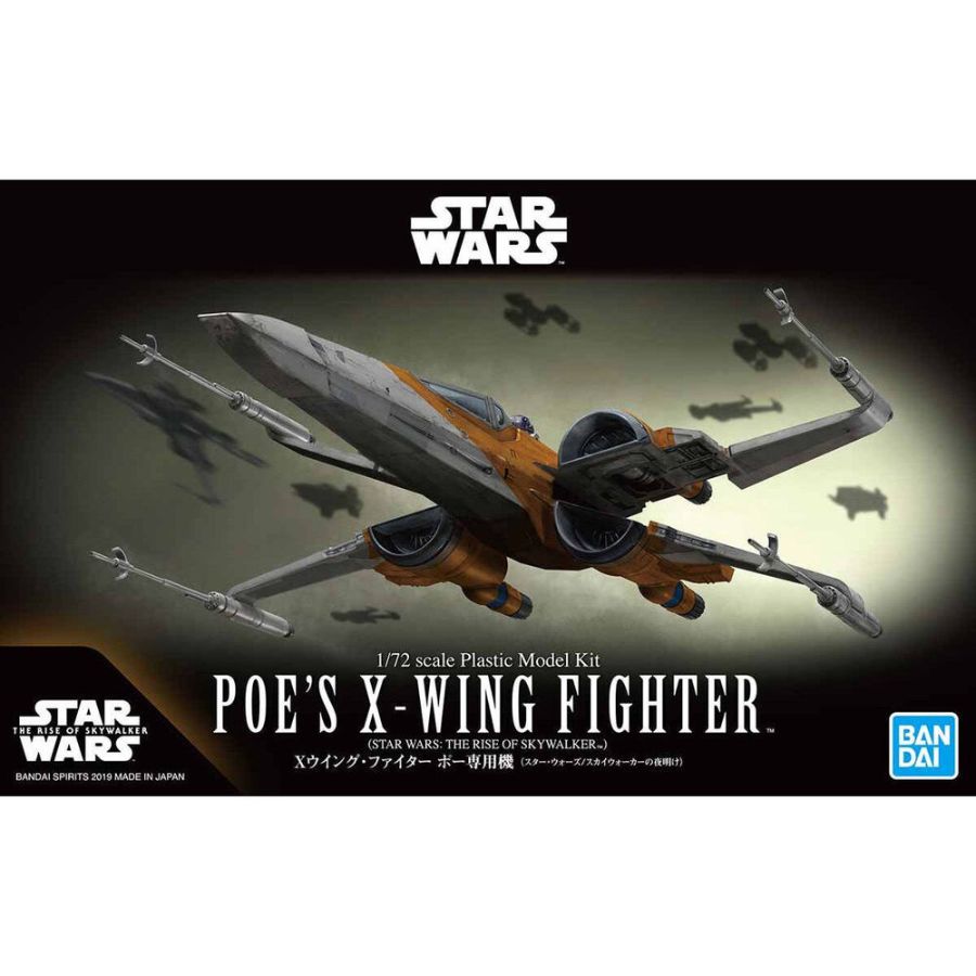 Star Wars Model Kits 1:72 Poes X-Wing Fighter Rise Of Skywalker