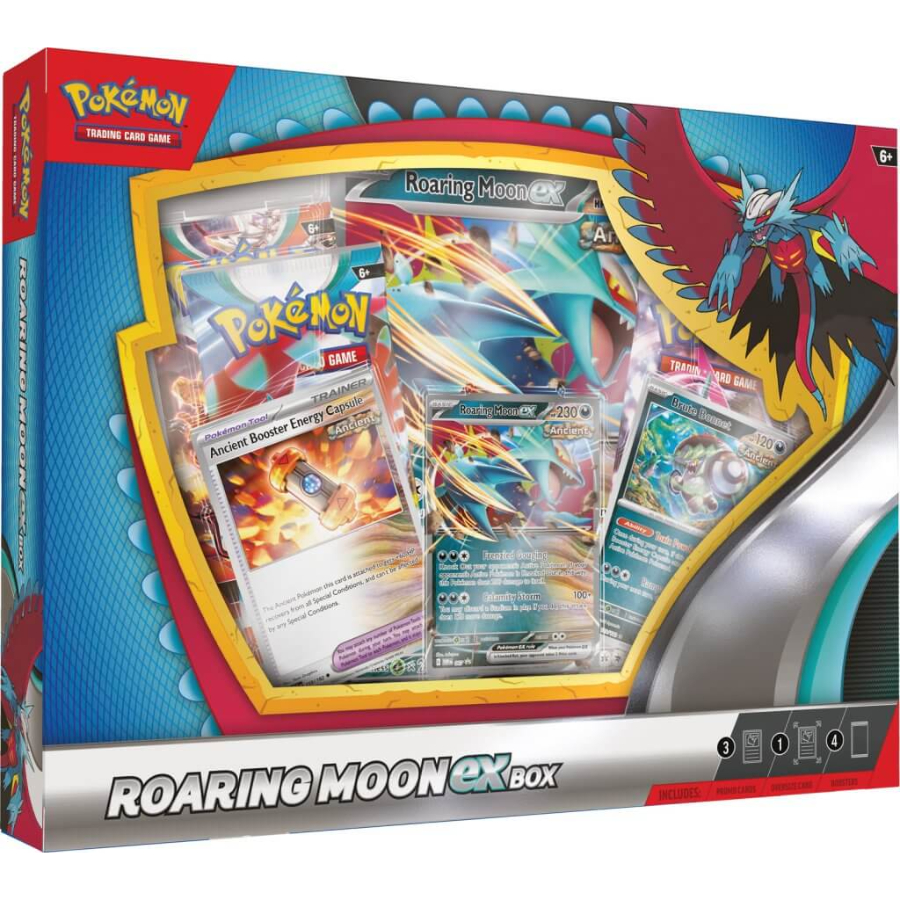 Pokemon TCG Roaring Moon & Iron Valiant Ex Box Assorted