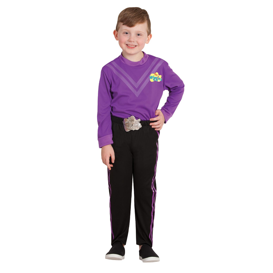 The Wiggles Purple Kids Dress Up Costume Size 3-5